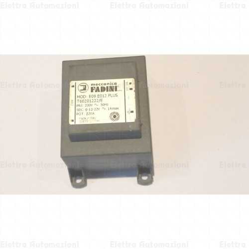 FADINI E09 E012 PLUS T60201222/E sec. 0 - 12 - 22 volt